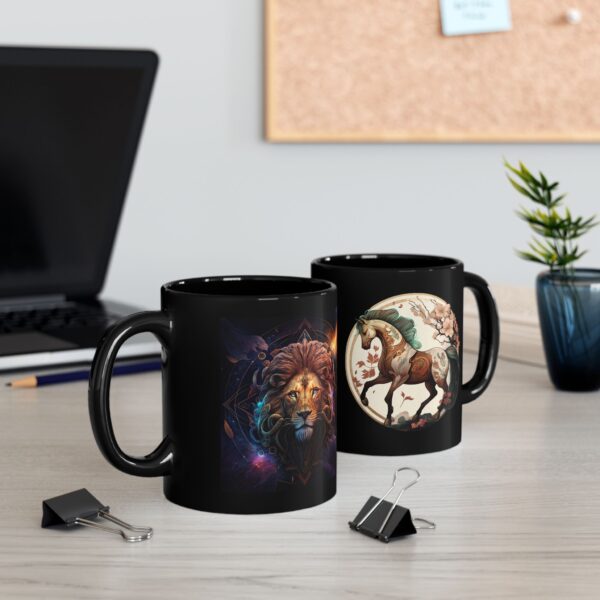 leo horse mug