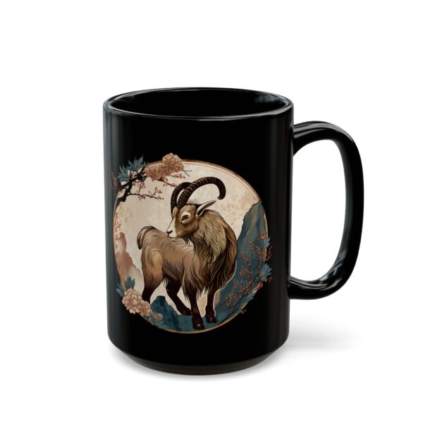 Black Gemini Goat Mug - Image 5