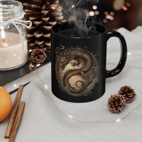 Gemini dragon mug