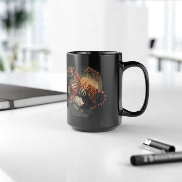 Black Gemini Tiger Mug - Image 7