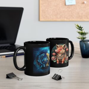 pisces pig mug