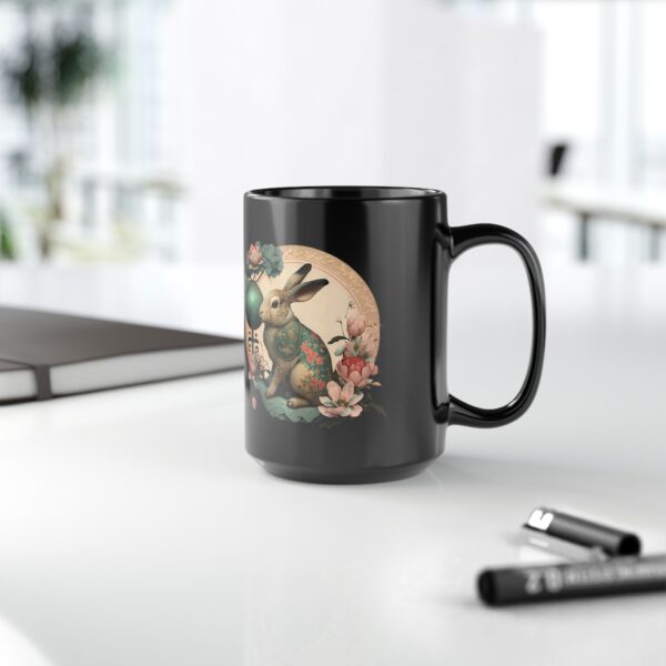 Black Pisces Rabbit Mug - Image 6