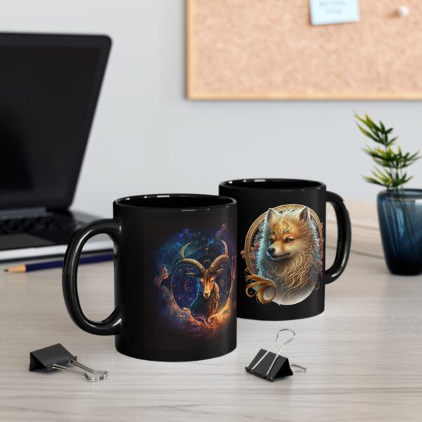 capricorn dog mug