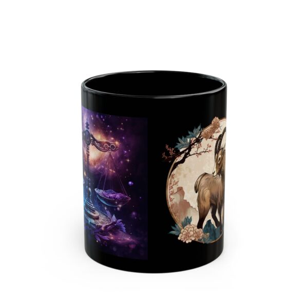 Black Libra Goat Mug - Image 2