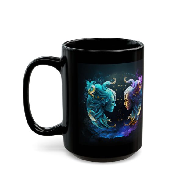 Black Gemini Rooster Mug - Image 6