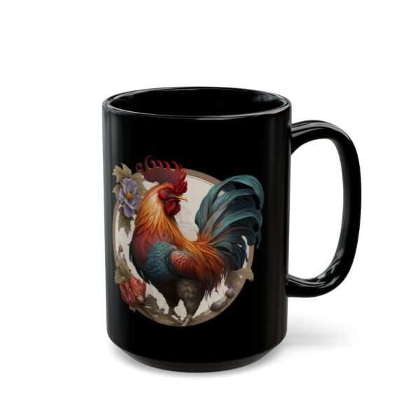 Black Libra Rooster Mug - Image 5