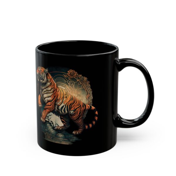 Black Gemini Tiger Mug - Image 3