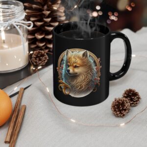 libra dog mug