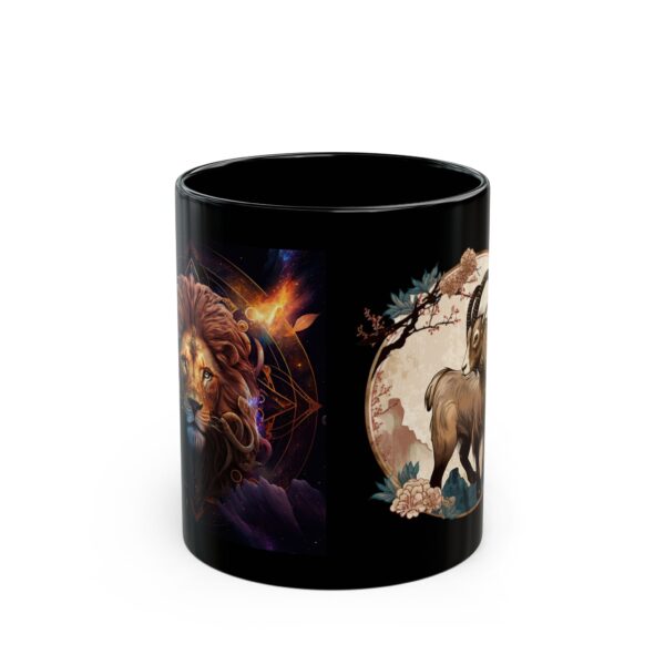 Black Leo Goat Mug - Image 2